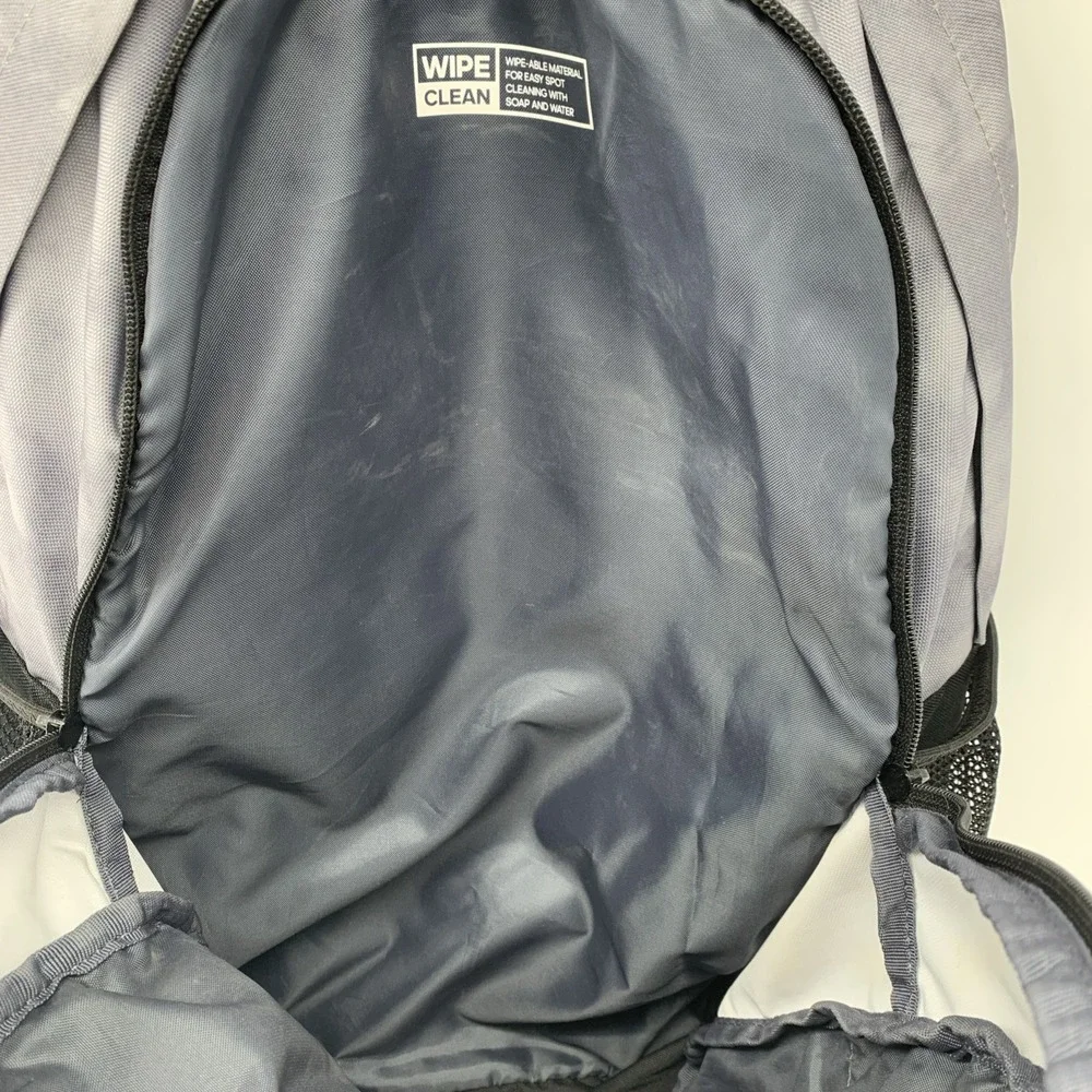Adidas Prime 6 Backpack Gray Black Yellow Accents Load Spring Straps Side Pocket
